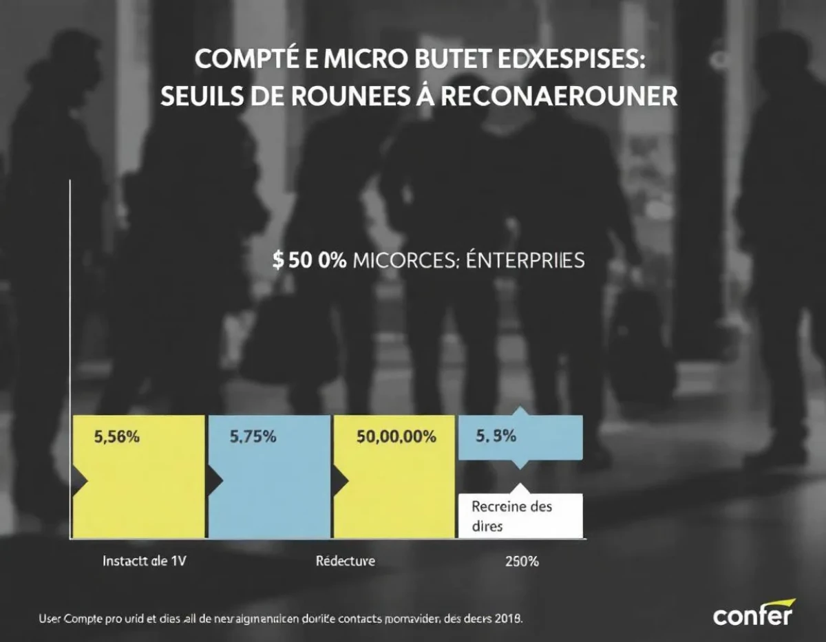 Compte pro micro entreprise et seuils de revenus à déclarer